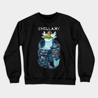 Chillax With Mina Conda Crewneck Sweatshirt